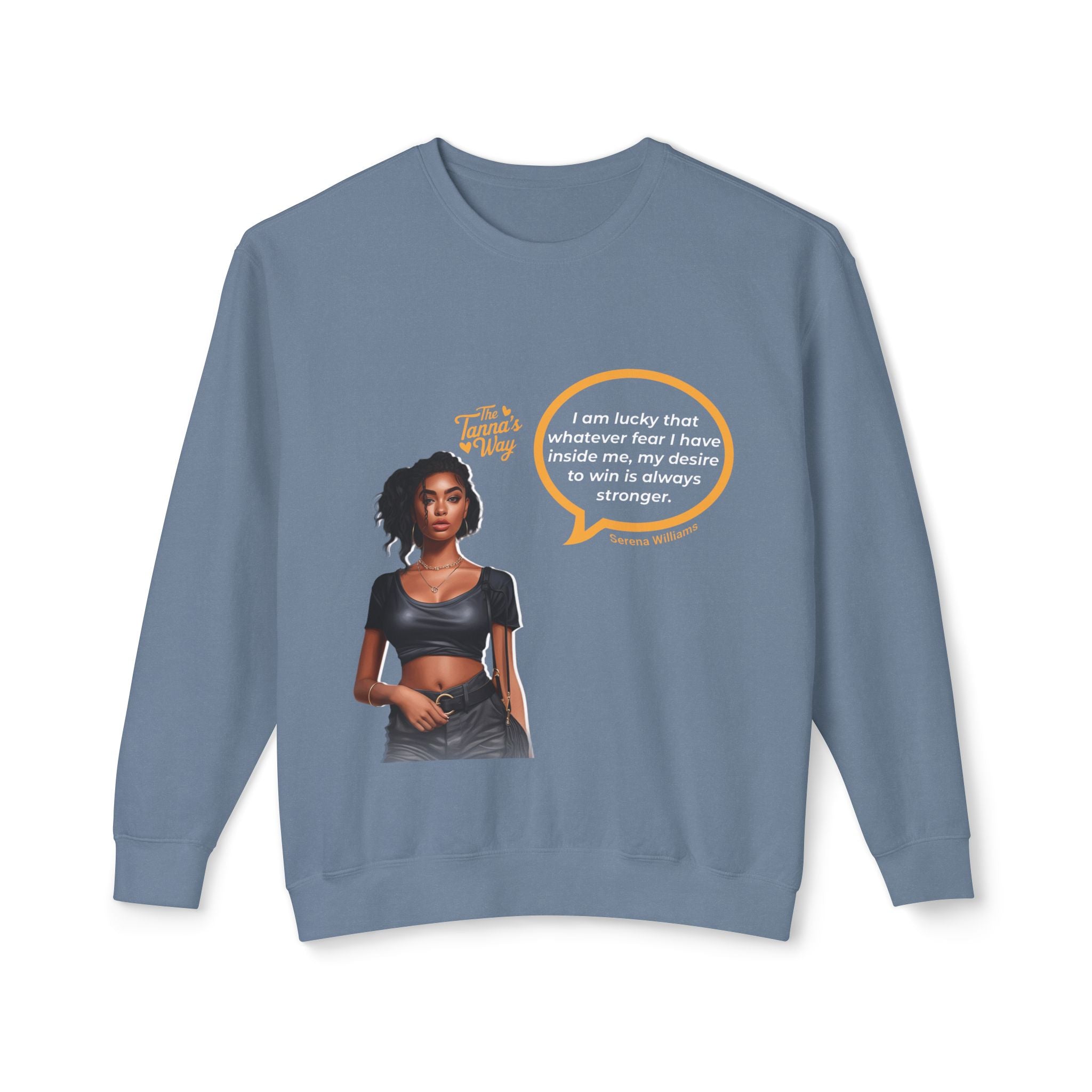 Serena Williams | Unisex Lightweight Crewneck Sweatshirt